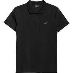 4F Γυναικεία Αθλητική Μπλούζα Polo Μαύρη 4FWMM00TPTSF365-20S