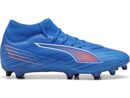 Puma Ultra 6 Play+ FG 108548-01 Ποδοσφαιρικά Παπούτσια με Τάπες και Καλτσάκι Μπλε