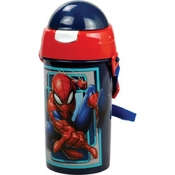 Gim Spiderman Παιδικό Παγούρι Πλαστικό BPA Free Πολύχρωμο 500ml