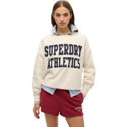 Superdry Γυναικείο Αθλητικό Φούτερ Εκρού W2012441A-8ML