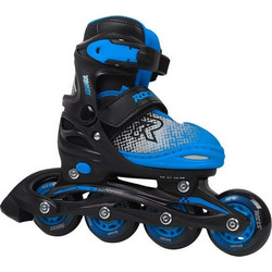 Roces Jokey X Inline Αυξομειούμενα Rollers Ενηλίκων Μαύρα Μπλε