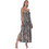 PNN Nightwear Midi Καλοκαιρινό Καθημερινό Φόρεμα Ανθρακί 0232-0990