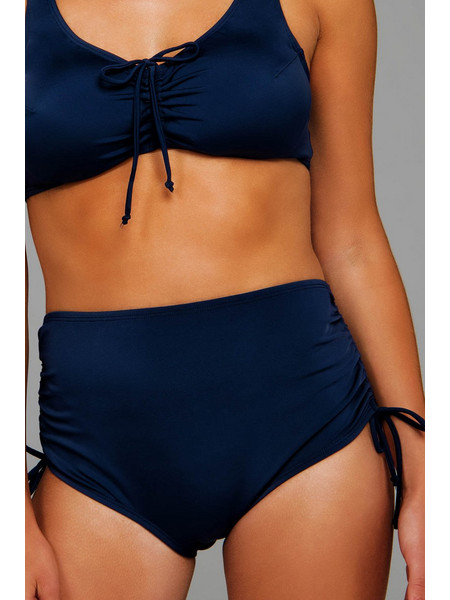 BLU4U Ψηλόμεσο Bikini Slip Navy Μπλε 25365092-04