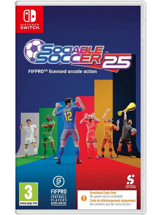 Sociable Soccer 25 Key Nintendo Switch