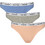 Calvin Klein Βαμβακερά Γυναικεία String 3Pack 000QD5209E-W9G