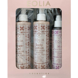 Eolia Cosmetics Shimmer Body Lotion 250ml + Shimmer Shower Gel 250ml + Gold Orchid Mist 150ml