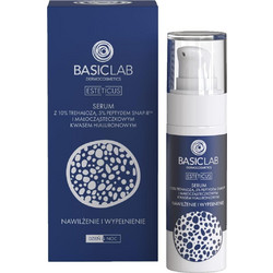 BasicLab Dermocosmetics Esteticus Αντιγηραντικό Ενυδατικό Serum Προσώπου με Νιασιναμίδη Πεπτίδια & Υαλουρονικό 30ml