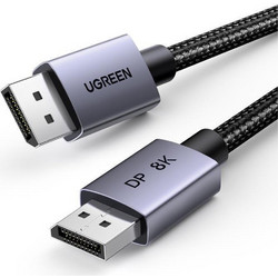 Ugreen Καλώδιο DisplayPort 1.4 to DisplayPort Male Braided 1m Black 25903