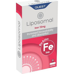 Quest Liposomal Iron 15mg 30 Κάψουλες