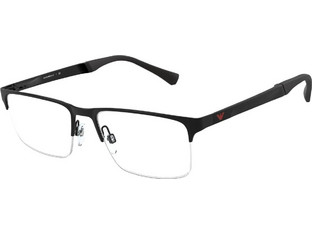 Emporio Armani EA1110D 3175 Ανδρικός Σκελετός Γυαλιών Οράσεως Κοκάλινος Μαύρος