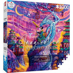 Puzzle Good Loot Roch Urbaniak Sakura & Ryu 1000 Κομμάτια