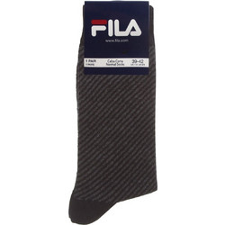 Fila Γυναικείες Κάλτσες Ανθρακί Μαύρες F5140C-200