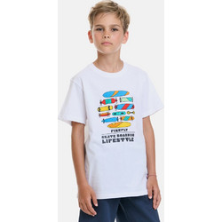 Firefly Παιδικό T-Shirt Κοντομάνικο Λευκό FBT25204-0001