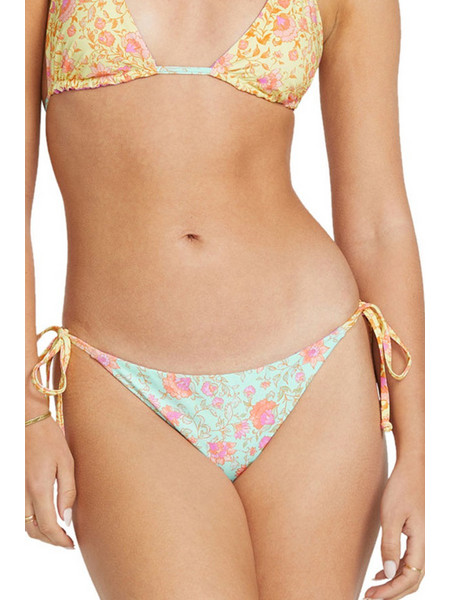 Billabong Bikini Slip Floral Τιρκουάζ Ροζ 24O281514-MUL
