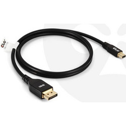 CLUB3D Καλώδιο Mini DisplayPort 2.1 to DisplayPort Male 1m Black CAC-1116