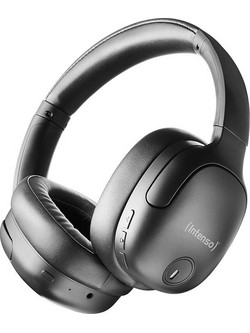 Intenso WRL O400HA Ασύρματα Bluetooth Ακουστικά Over Ear με Noise Cancelling Μαύρα
