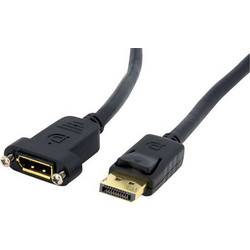StarTech Καλώδιο DisplayPort 1.2 to DisplayPort Female 0.91m Black DPPNLFM3PW