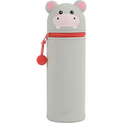 iTotal Hippo Κασετίνα Βαρελάκι Γκρι XL2482E