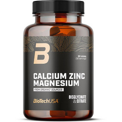 Biotech USA Calcium Zinc Magnesium 90 Ταμπλέτες