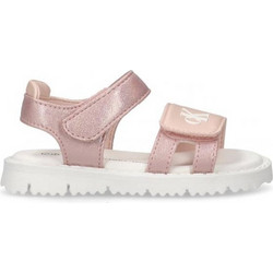 Calvin Klein Παιδικά Πέδιλα για Κορίτσι Ροζ Χρυσά V1A2-82039-1013-302