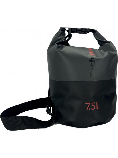 Tech Pro 1318100 Στεγανός Σάκος Ώμου 7.5lt Μαύρος