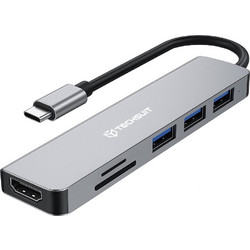 Techsuit TYCB024;H5 USB-C Docking Station με HDMI PD