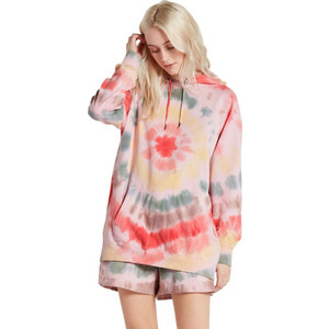 Volcom Truly Stoked Γυναικείο Φούτερ Oversized με Κουκούλα & Τσέπες Ροζ B4112108-MLT Volcom Truly Stoked Γυναικείο Φούτερ Oversized με Κουκούλα & Τσέπες Ροζ B4112108-MLT