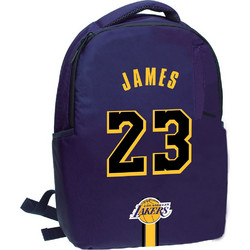 Back Me UP NBA James Σχολική Τσάντα Πλάτης Δημοτικού Navy Μπλε 378-08032
