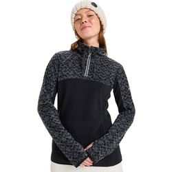 Roxy Sayna Γυναικείο Φούτερ Fleece με Τσέπες Μαύρο ERJFT04831