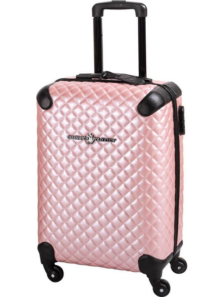 Greenwich Polo Club Premium 7508 Βαλίτσα Καμπίνας 55x37x22cm με 4 Ρόδες Ροζ