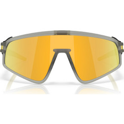 Oakley OO9404 24 Ανδρικά Γυαλιά Ηλίου Μάσκα Κοκάλινα Γκρι με Κίτρινο Φακό