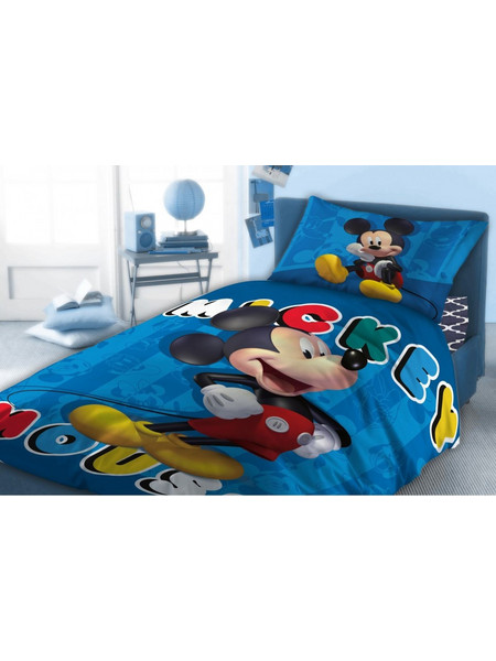 Dimcol Mickey 860 Σετ Παιδική Παπλωματοθήκη Μονή Βαμβακερή 160x240 Μπλε