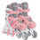 Globber Inline Αυξομειούμενα Rollers Παιδικά Ροζ Γκρι