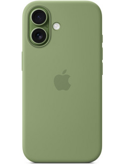 Apple Silicone MagSafe Back Cover Light Moss (iPhone 17)