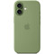 Apple Silicone MagSafe Back Cover Light Moss (iPhone 17)