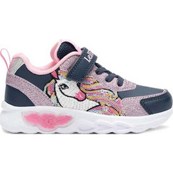 Lelli Kelly Παιδικά Sneakers με Φωτάκια Navy Μπλε Ροζ LKAL4452-BL01