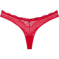 Triumph Palina Moonlight Kiss Γυναικείο Sexy String με Δαντέλα Κόκκινο 10224827-00FZ