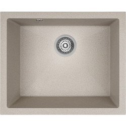 Laveo Ibiza SBI 610U Υποκαθήμενος Νεροχύτης Γρανίτη Ματ Beige 56x46cm