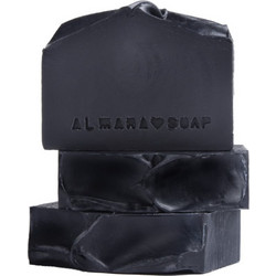 Almara Soap Black As My Soul Ενυδατική Μπάρα Σαπουνιού Καθαρισμού Προσώπου 90gr