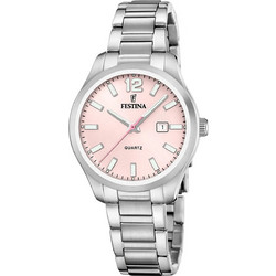 Festina Γυναικείο Ρολόι με Ασημί Μεταλλικό Μπρασελέ F20737/2