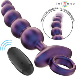 Intense Tito Πρωκτική Σφήνα Ασύρματη με Δόνηση 17.3cm Μωβ D-242066