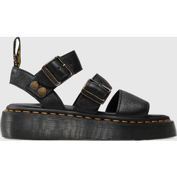 Dr. Martens Gryphon Quad Δερμάτινα Γυναικεία Σανδάλια Μαύρα 25720001-0071