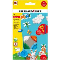 Eberhard Faber Mini Kids Πλαστοζυμαράκια Ειδικά Χρώματα με Εργαλεία & Καλούπια