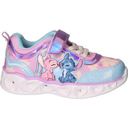 Cerda Lilo & Stitch Παιδικά Sneakers με Φωτάκια Ροζ Γαλάζια Λιλά 2300006903