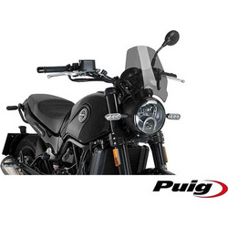 Puig 9747F Φιμέ Ζελατίνα Μηχανής για Benelli Leoncino 500 '17-'21 295x258mm 604-23-6015001