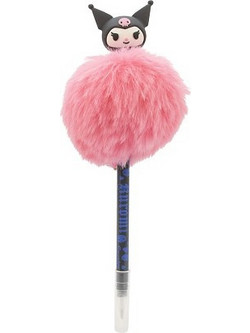 Blue Sky Kuromi - Pom Pom Στυλό Gel Μαύρο KR707455
