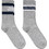 Franklin & Marshall Ανδρικές Κάλτσες Ψηλές Γκρι 2Pack C100867-N310