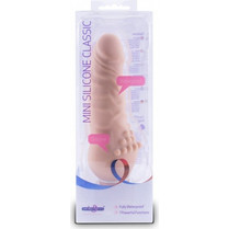 Seven Creations Mini Silicone Classic Ρεαλιστικός Δονητής 15cm Flesh