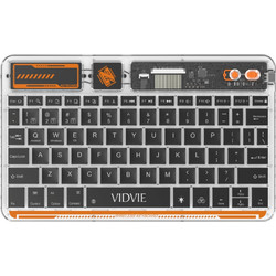 Vidvie KB05 Transparent Black Ασύρματο Πληκτρολόγιο για Tablet