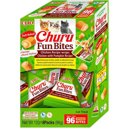 Inaba Churu Fun Bites with Chicken & Pumpkin 8x12gr